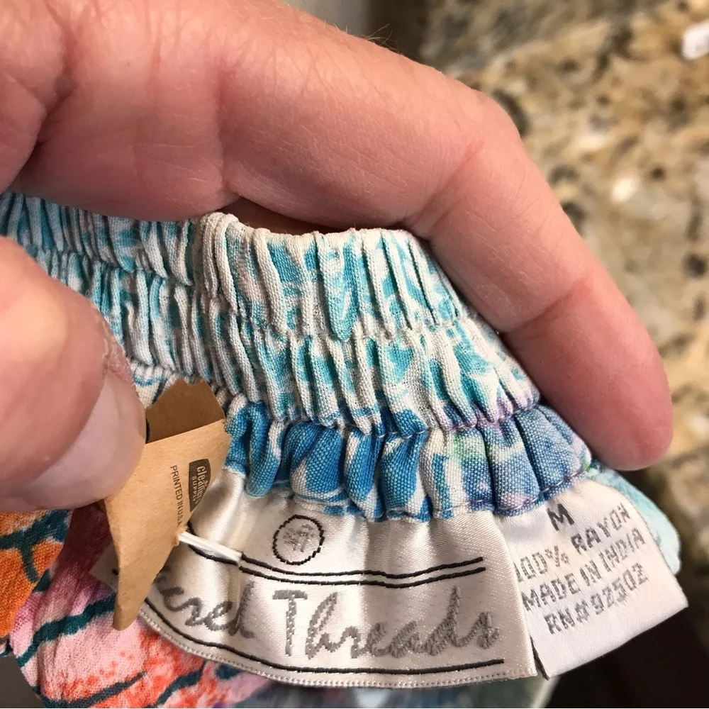 ▪️Sacred Threads Boho Floral Shorts - Picture 8 of 8